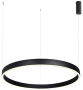 Φωτιστικό Οροφής 25368 Φ80x160cm Dim Led 4310lm 70W 3000K Black