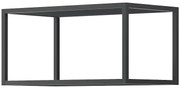 Lh-homefurniture Ραφιέρα τοίχου 38106-ENJ-M-60 Μαύρο 60x30x35cm 38106-ENJ-M-60