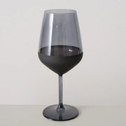 Ποτήρι Κρασιού Γυάλινο Μαύρο 10x22εκ. Moluna MSA 20-25-449