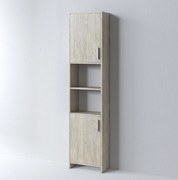 ΣΤΗΛΗ ΜΠΑΝΙΟ ALON 2 BEIGE OAK 3CAL040BO2 Eπιδαπέδια στήλη 40x20x170