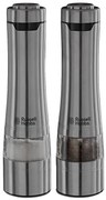 Russell Hobbs 23460-56 Classics Σετ Ηλεκτρικοί Μύλοι Μπαχαρικών Inox σε Ασημί Χρώμα 2τμχ