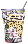 Estia 01-22914 Save the Aegean Θερμος Coffee mug 350ml, Graffiti Rhythm