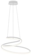 Φωτιστικό Οροφής Coaster LED-COASTER-S-BCO 60W Led Φ60cm 150cm White Luce Ambiente Design Aluminium