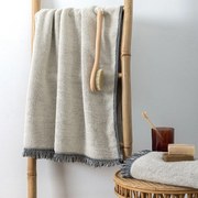 Πετσέτες Iggy (Σετ 2τμχ) Black Palamaiki Σετ Πετσέτες 70x140cm 100% Βαμβάκι
