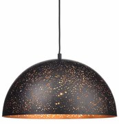 Φωτιστικό Οροφής Μονόφωτο Aca Planetario V363381PBG Black Matt