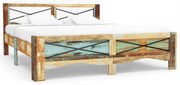 vidaXL Πλαίσιο Κρεβατιού 140 x 200 εκ. από Μασίφ Ανακυκλωμένο Ξύλο