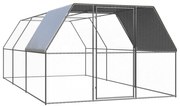 vidaXL Κοτέτσι - Κλουβί Εξωτ. Χώρου 3x6x2 μ. από Γαλβανισμένο Χάλυβα