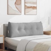vidaXL Μαξιλάρι Πλάτης Σκίουρος Γκρί 120 x 24 x 50 εκ ύφασμα
