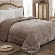 Κουβερτοπάπλωμα Ημίδιπλο (180x240) AdamHome 825 Brown