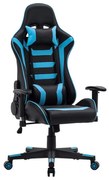 Καρέκλα Gaming 387-00-007 64x53x135cm Black-Turquoise