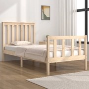 Πλαίσιο Κρεβατιού 75x190 εκ. Μασίφ Ξύλο Πεύκου Small Single 3103868