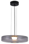 Κρεμαστό Φωτιστικό Οροφής LED 12W Φιμέ 4069-Smoky Inlight  4069-Smoky Φιμέ/Smoke