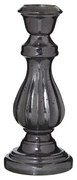 Κηροπήγιο Cello 02.1024325 40cm Silver Glass