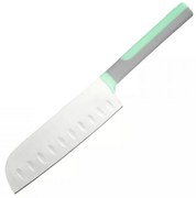 Μαχαίρι Santoku Tasty Go Green 678094, Μαλακή λαβή, 13 cm, Ανοξείδωτο, Πράσινο