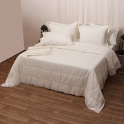 Κουβερλί Νυφικά Σετ 3τμχ. 1020 Εκρού Viopros Υπέρδιπλo 240x250cm Cotton-Polyester
