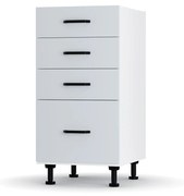 Modest Κάτω Ντουλάπι Συρταριέρα Γκρι 40x48x82εκ - LD3140M04
