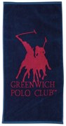 Πετσέτα Γυμναστηρίου 3033 Blue-Red Greenwich Polo Club Γυμναστηρίου 45x90cm 100% Βαμβάκι