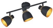 Φωτιστικό Σποτ Τρίφωτο 3xE14 10xW45xH20cm Μέταλλο Μαύρο Ματ Trio Lighting RL Punch R80813032
