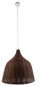 Φωτιστικό Οροφής Bahamas 01368 1xΕ27 Φ45x47cm Dark-Brown GloboStar