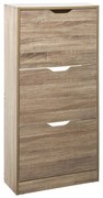 Παπουτσοθήκη Με 3 Ράφια/18 Θέσεων (60x23x119) F-V Natural 160392D