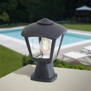 FUMAGALLI ΚΟΛΩΝΑΚΙ ΔΑΠΕΔΟΥ ΤΕΤΡΑΓΩΝΟ DISMA ROBY ΜΑΥΡΟ E27 Eurolamp 145-26073
