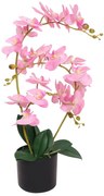 vidaXL Ορχιδέα Τεχνητή Ροζ 65 εκ. με Γλάστρα
