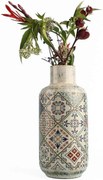 Βάζο 697ELD1215 Φ11x26cm Multi Aberto Design Κεραμικό