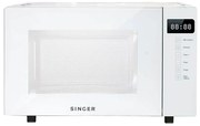 Φούρνος μικροκυμάτων Singer MW20WH DGT με χωρητικότητα 20L και ισχύ μικροκυμάτων 700W - White