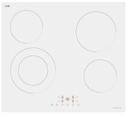 Davoline WVC 6005 Κεραμική Εστία 59x52εκ Λευκή