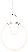 Φωτιστικό Κρεμαστο Aca ZM31LEDP40CH VENUS Ασημί (Silver Coloured) 3000K