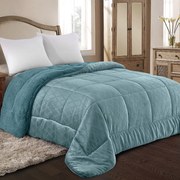 Κουβερτοπάπλωμα Ανάγλυφο Flannel/Sherpa 220×240 ADAM HOME (820) LAGUNA 220X240