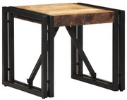 Τραπεζάκι σαλονιού 40x40x35 cm Στερεό ακατέργαστο ξύλο Mango