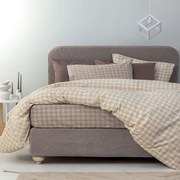 Σεντόνια FL6266 (Σετ 4τμχ) Beige Palamaiki Υπέρδιπλo 240x260cm 100% Βαμβάκι