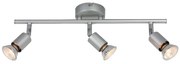 Σποτ Τρίφωτο Aca Trinity MC634SL3 Silver