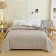 Κουβερλί Renzo Ecru-Grey Melinen Μονό 160x240cm Microfiber