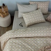 Σεντόνια Υπέρδιπλα (Σετ) Palamaiki Fashion FL6254 Εκρού ΧΩΡΙΣ ΛΑΣΤΙΧΟ 240x260