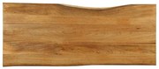 vidaXL Επιφάνεια Τραπεζιού 140x60x3,8 εκ. Live Edge Μασίφ Ξύλο Μάνγκο