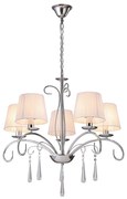 Πολυέλαιος Οροφής Homelighting Flaren 77-8196 Nickel