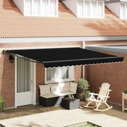 vidaXL Σκηνίτσα Αναδιπλούμενη Μαύρο 400x300 εκ. ύφασμα