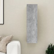 Έπιπλο Τηλεόρασης Γκρι Σκυροδέματος 30,5x30x110 εκ. Επεξ. Ξύλο 803370