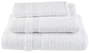 Πετσέτες Σετ 3τμχ 917-946-976 White Astron Σετ Πετσέτες 100% Cotton