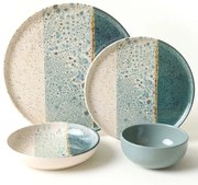 Σερβίτσιο Πιάτα Φαγητού (Σετ 24Τμχ) 275KRM2413 Multi Hermia 24 τμχ Κεραμικό