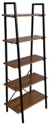 Ραφιέρα 60x35x150cm 27.0103 Black-Brown