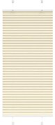 vidaXL Πλισέ περσίδα Κρέμα 65x100 cm Πλάτος υφάσματος 64,4 cm
