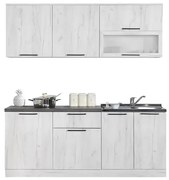 MATIS Σετ κουζίνας δύο μέτρων Comfort Δρυς πάγου Matis710246