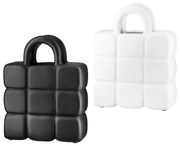 Βάζο Κεραμικό Μαύρο Λευκό 2 Ποικιλία 15X5X19Cm 15X5X19Cm