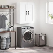 Ντουλάπι Τοίχου Λευκό 69,5 x 34 x 90 εκ. από Επεξεργασμένο Ξύλο