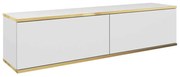 Έπιπλο Τηλεόρασης Κρεμαστό Oro P_ORO_STVb 135x30x32cm White-Gold