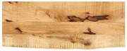 vidaXL Επιφάνεια Τραπεζιού 80x40x3,8 εκ. Live Edge Μασίφ Ξύλο Μάνγκο