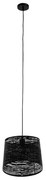 Φωτιστικό Οροφής Academia 01556 1xΕ27 Φ35x25cm Black GloboStar